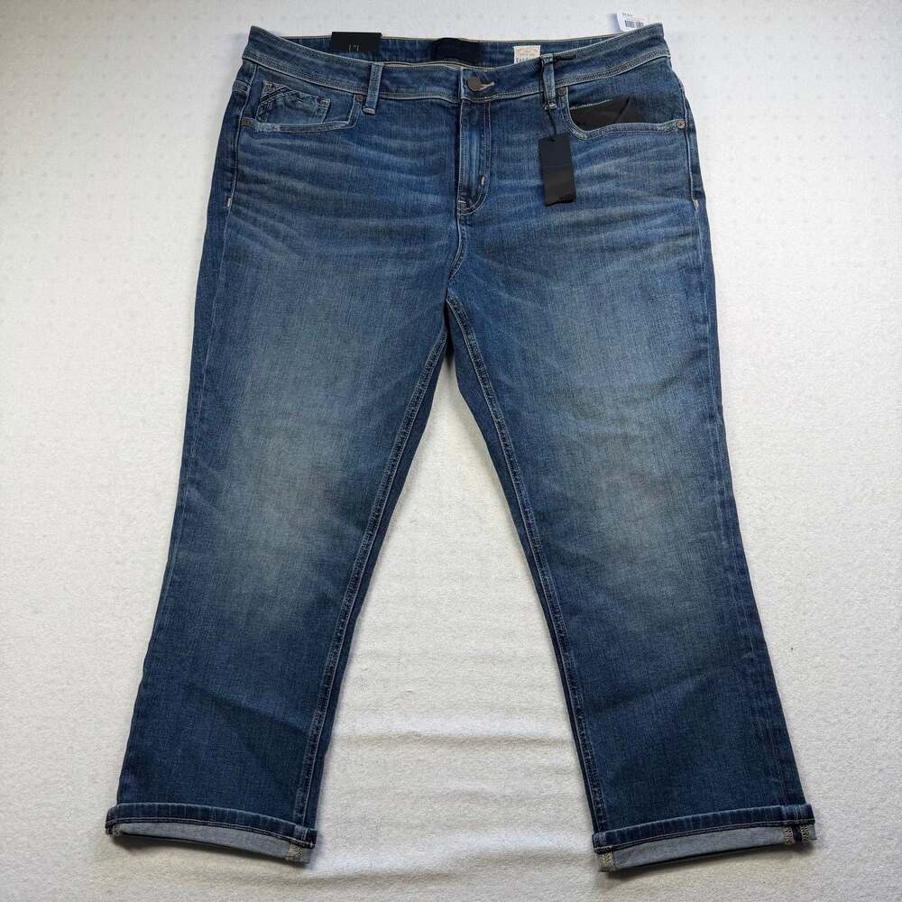Buckle Black Fit No 76 Jeans Womens 34 Mid Rise Curvy Stretch Denim NWT